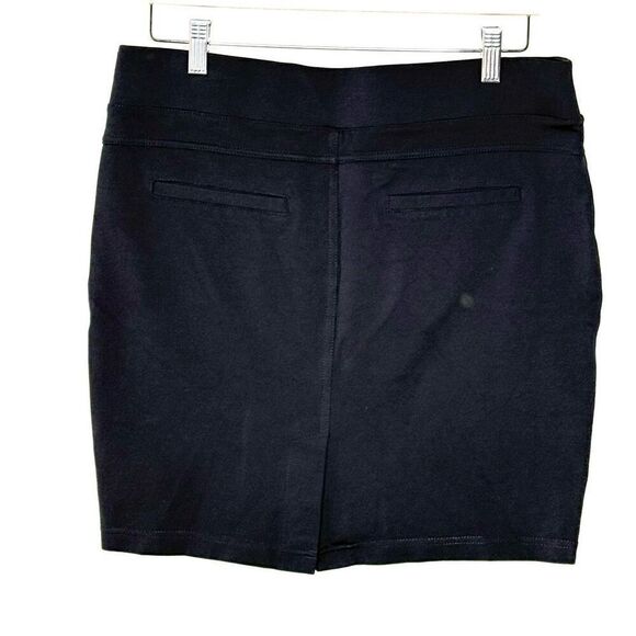 Liverpool Navy Blue Mini Ponte Skirt - US 8P - Picture 2 of 9